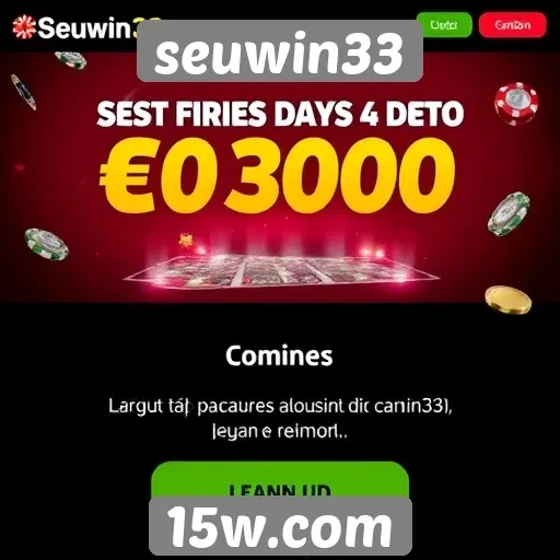 Ofertas e promoções atuais no seuwin33